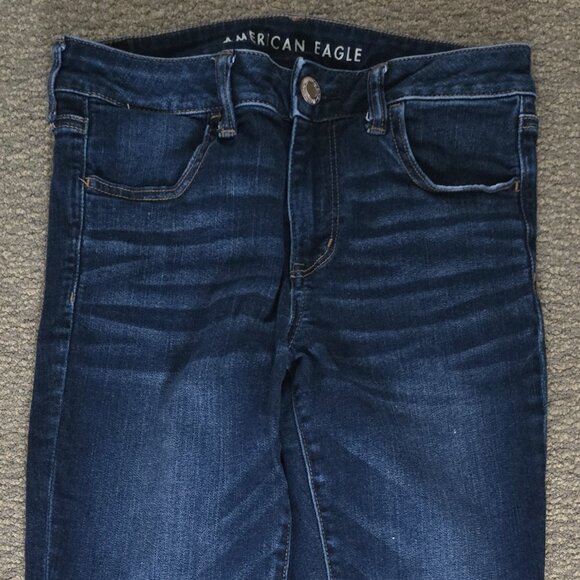 American Eagle AE Jegging Next Level Stretch Jeans Size 10 Reg - Picture 3 of 4